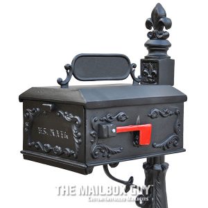 Large Fleur-de-Lis Mailbox