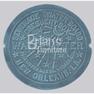 New Orleans Water Meter Cover - 12" | Brian's Furniture